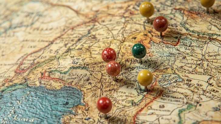 map-with-pins-stockcake